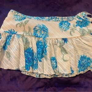 Abercrombie and Fitch silk flower skirt